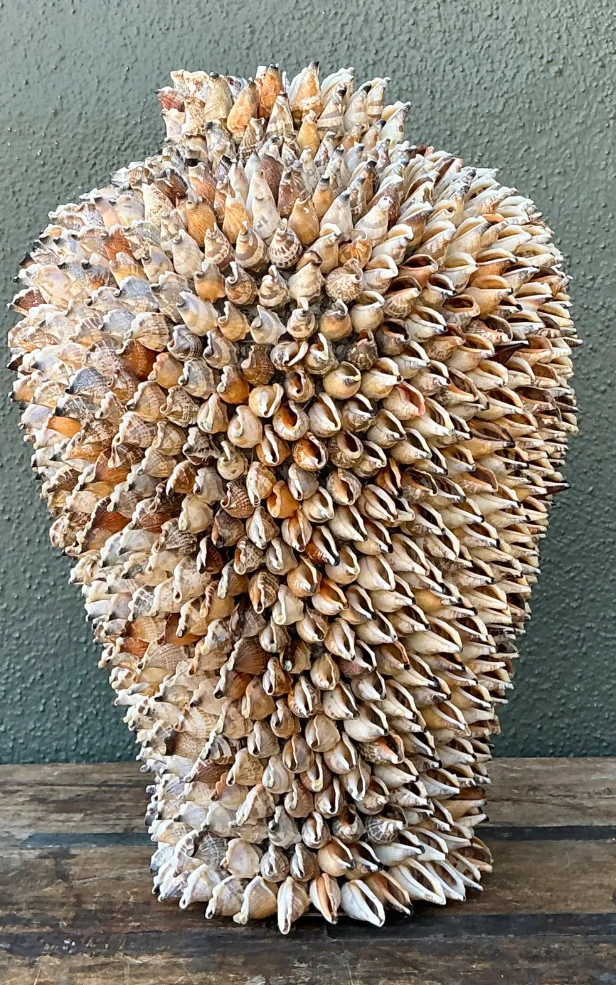 Vintage Shell Covered Sculpture — additional photo 2