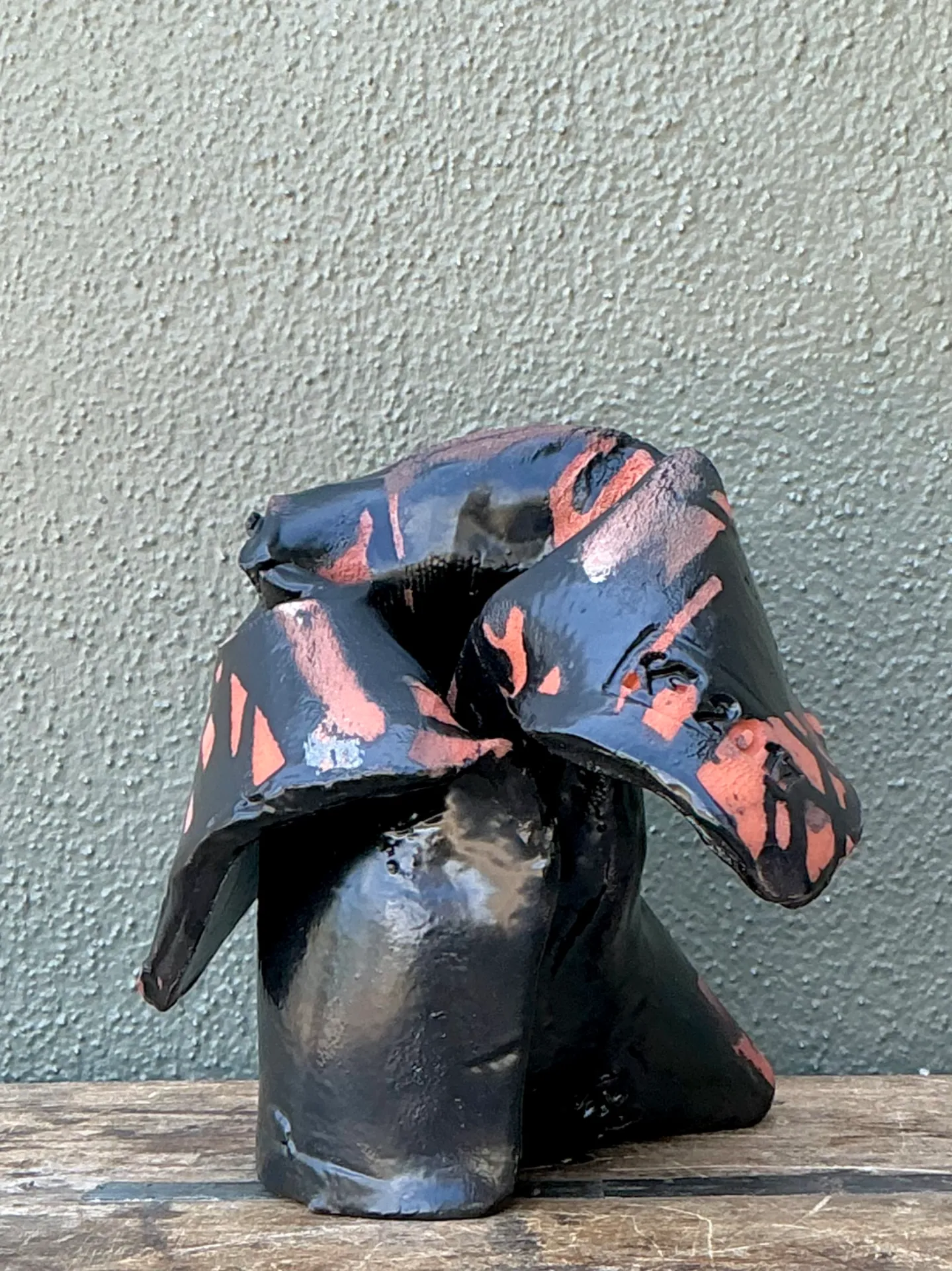 Vintage Ceramic Abstract Sculpture — additional photo 2