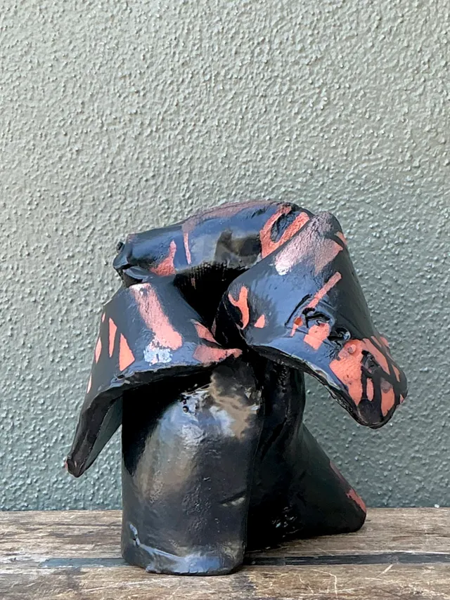 Vintage Ceramic Abstract Sculpture — additional photo 2