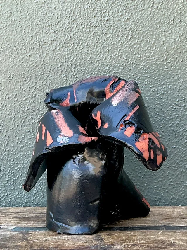 Vintage Ceramic Abstract Sculpture — additional photo 4