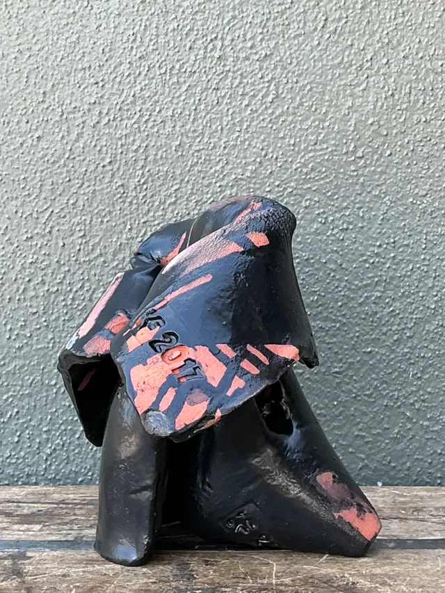 Vintage Ceramic Abstract Sculpture — additional photo 6
