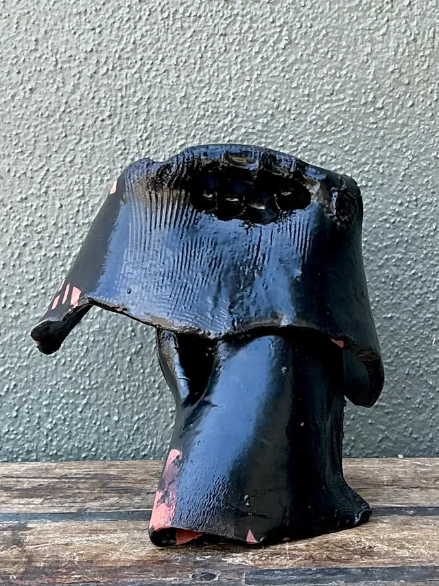Vintage Ceramic Abstract Sculpture — additional photo 1