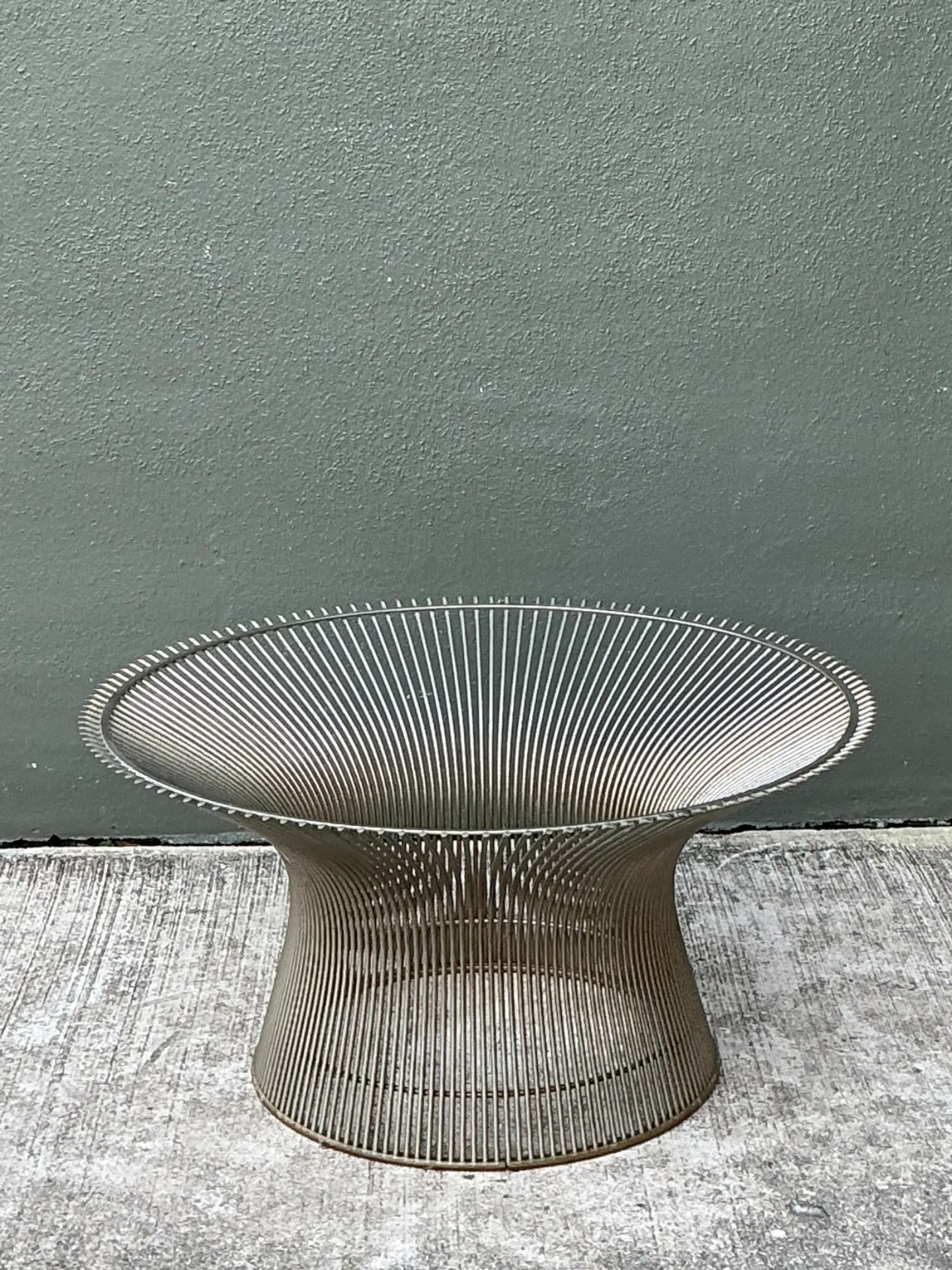 Warren Platner Glass and Steel Coffee Table — additional photo 2