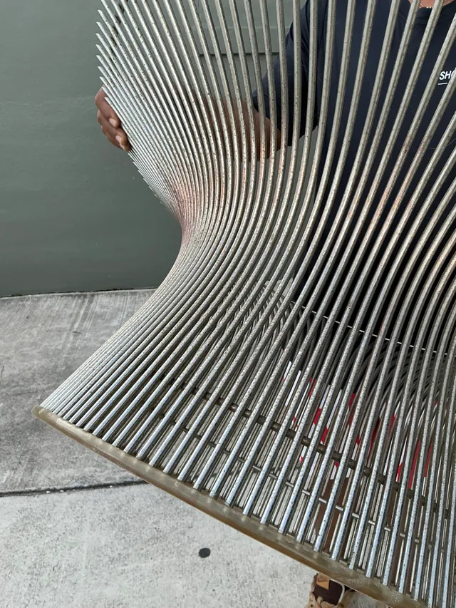 Warren Platner Glass and Steel Coffee Table — additional photo 5