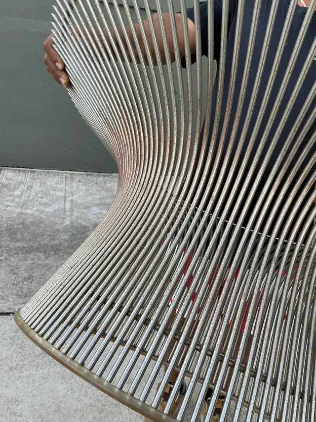 Warren Platner Glass and Steel Coffee Table — additional photo 8