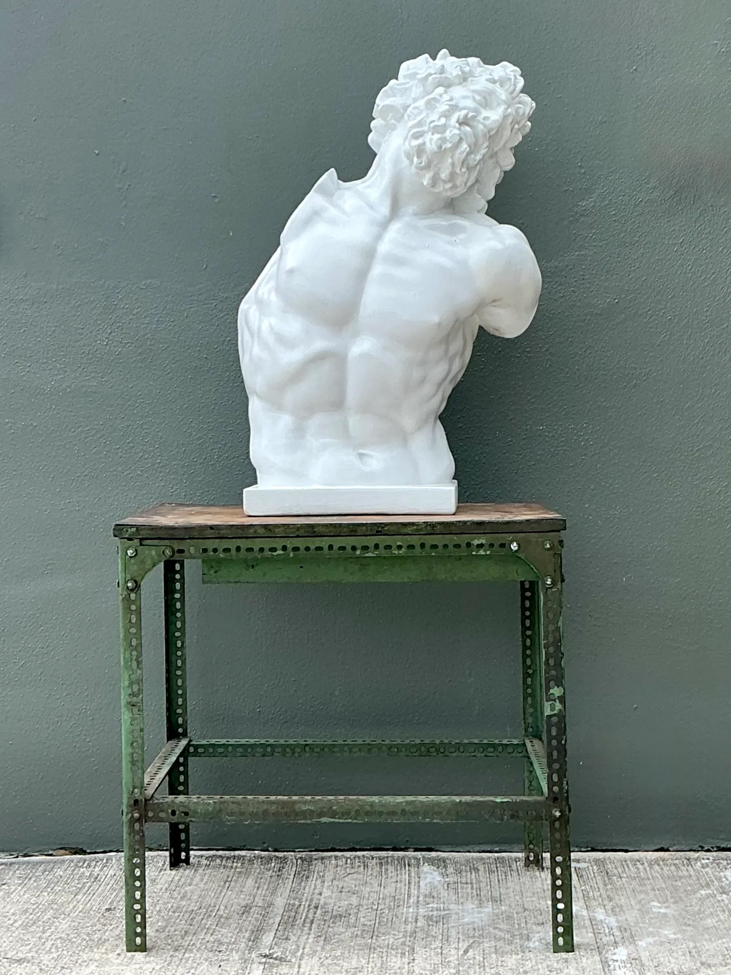Vintage Classical Ceramic Bust Sculpture Of Laocoön — additional photo 1