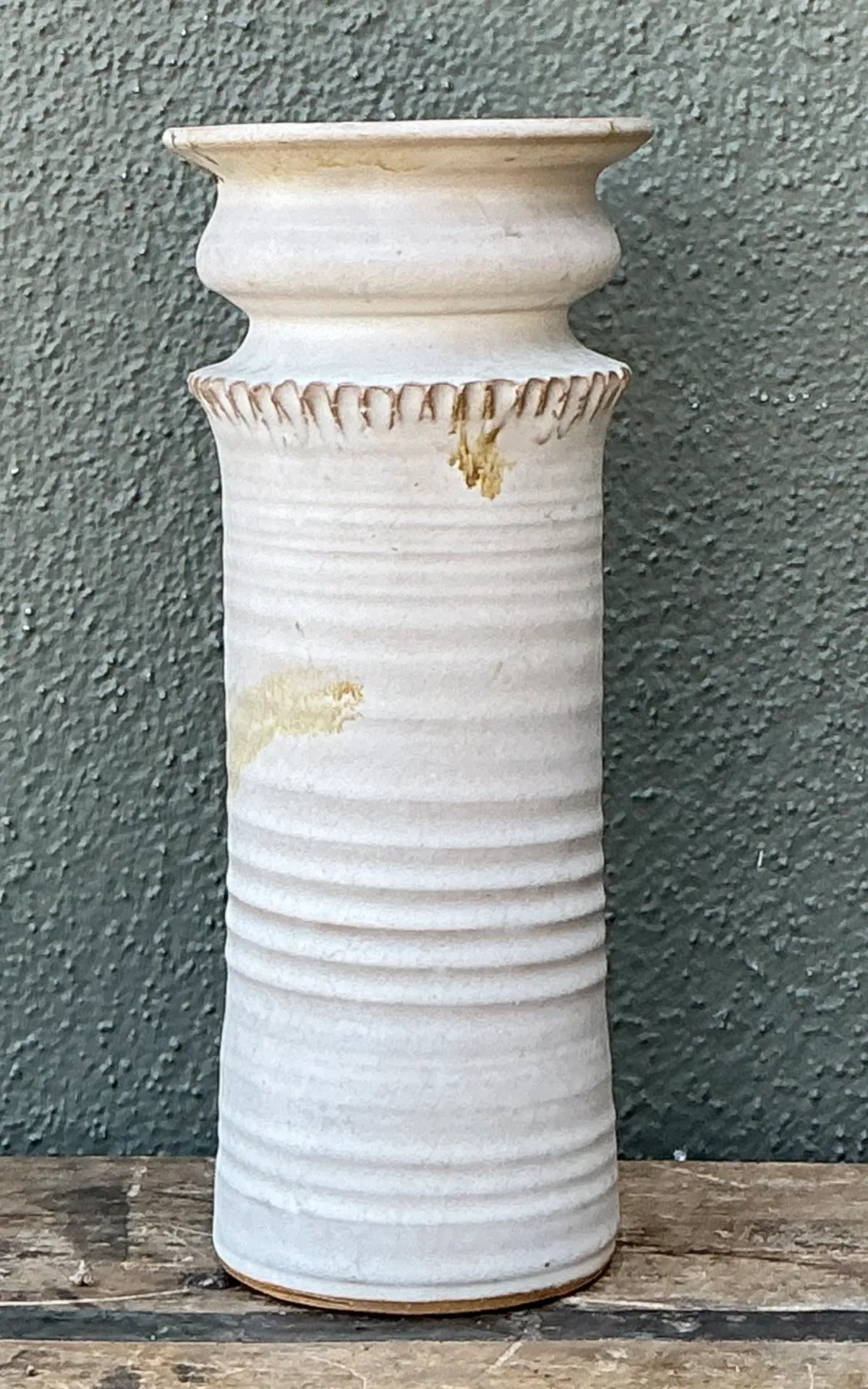 Vintage Handcrafted Ceramic Vase — additional photo 3