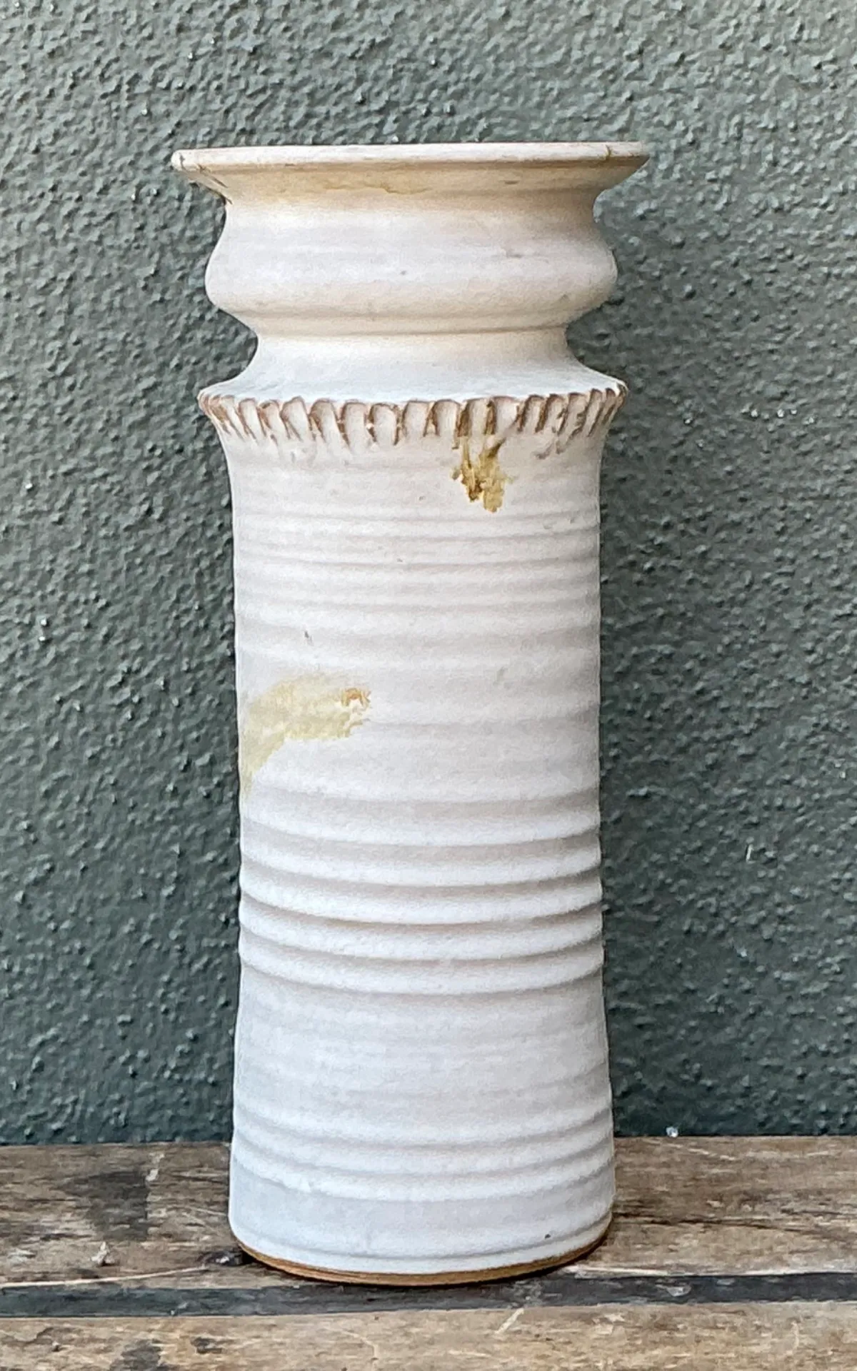 Vintage Handcrafted Ceramic Vase — additional photo 4