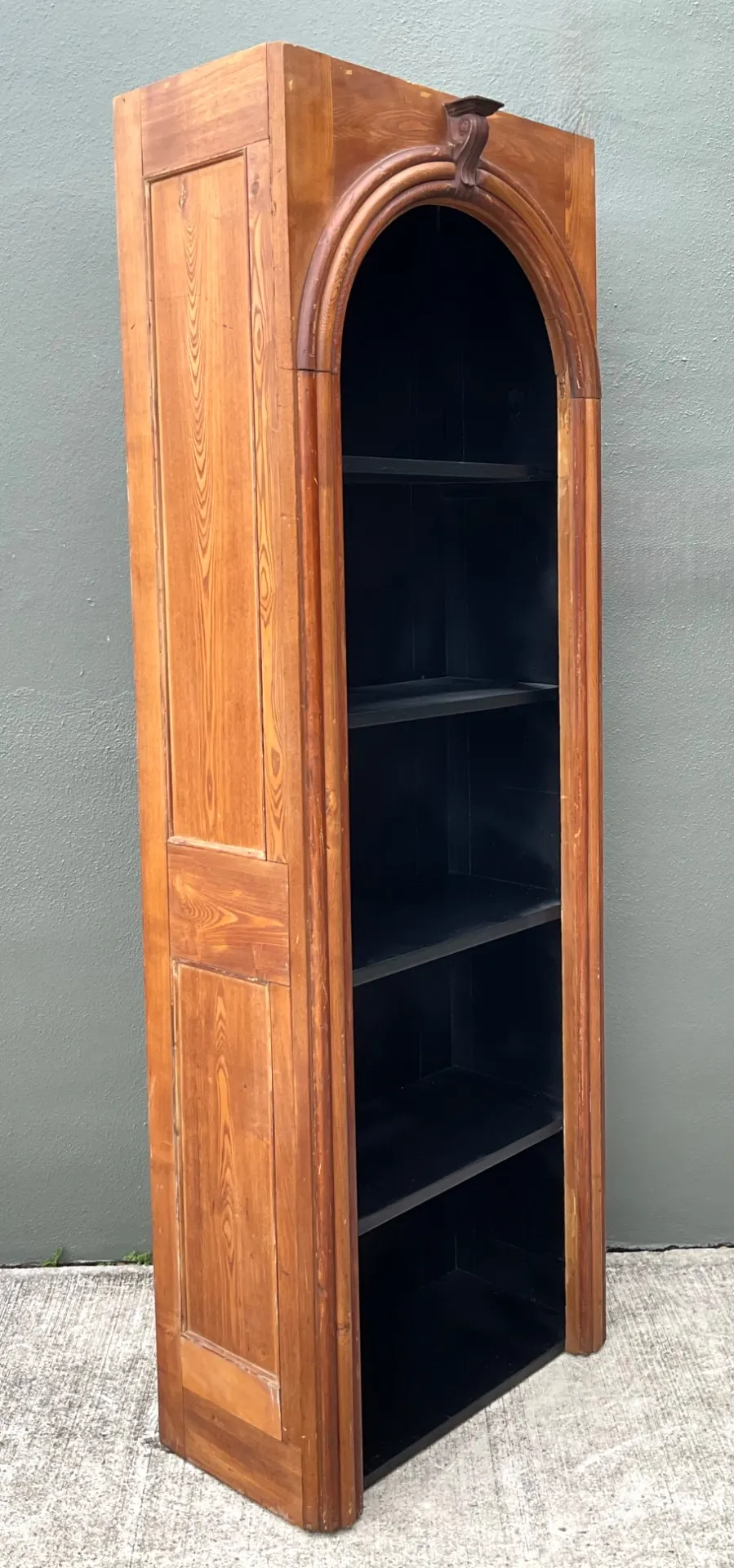 Vintage Architectural Wood Bookcase — additional photo 6
