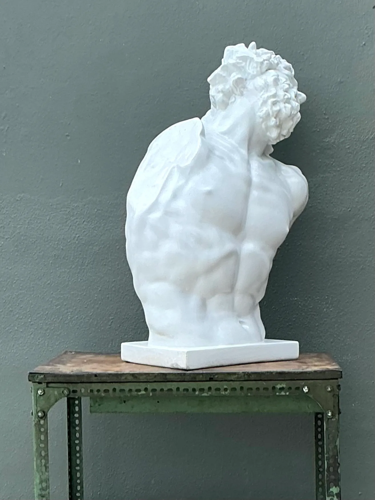 Vintage Classical Ceramic Bust Sculpture Of Laocoön — additional photo 3