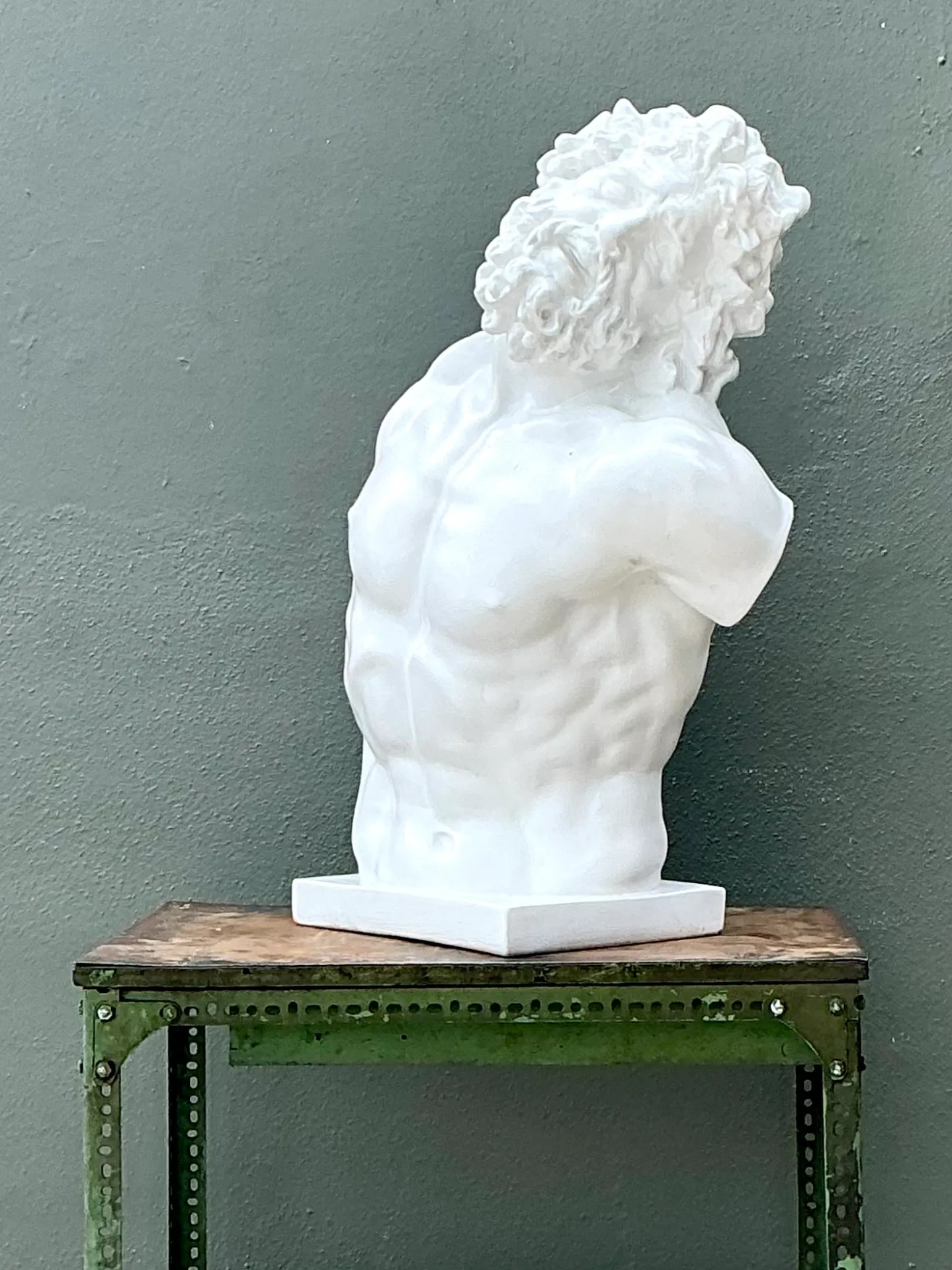 Vintage Classical Ceramic Bust Sculpture Of Laocoön — additional photo 5