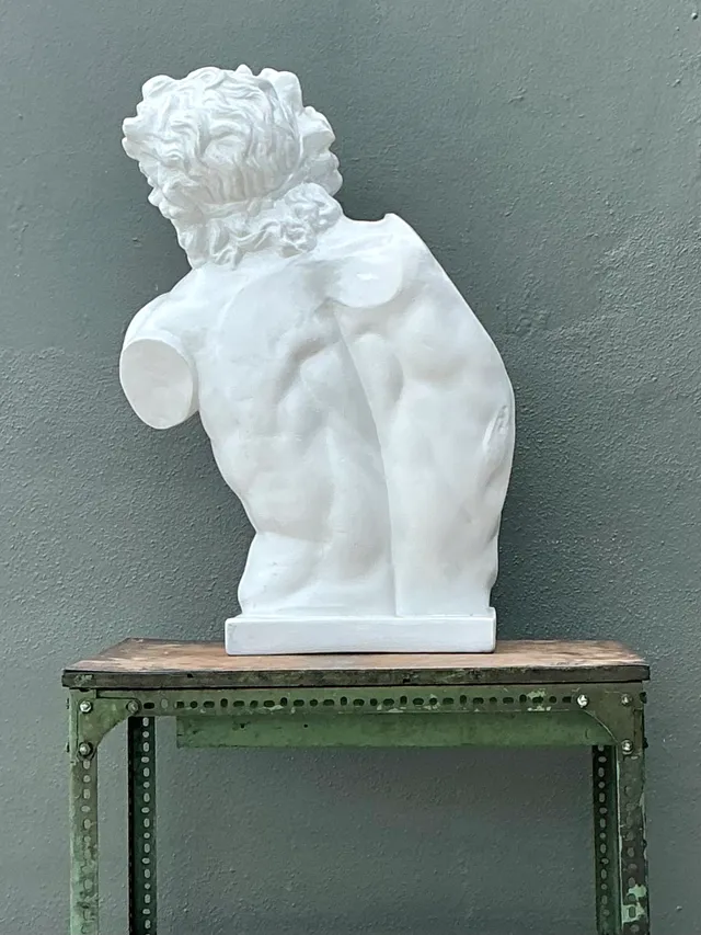 Vintage Classical Ceramic Bust Sculpture Of Laocoön — additional photo 2