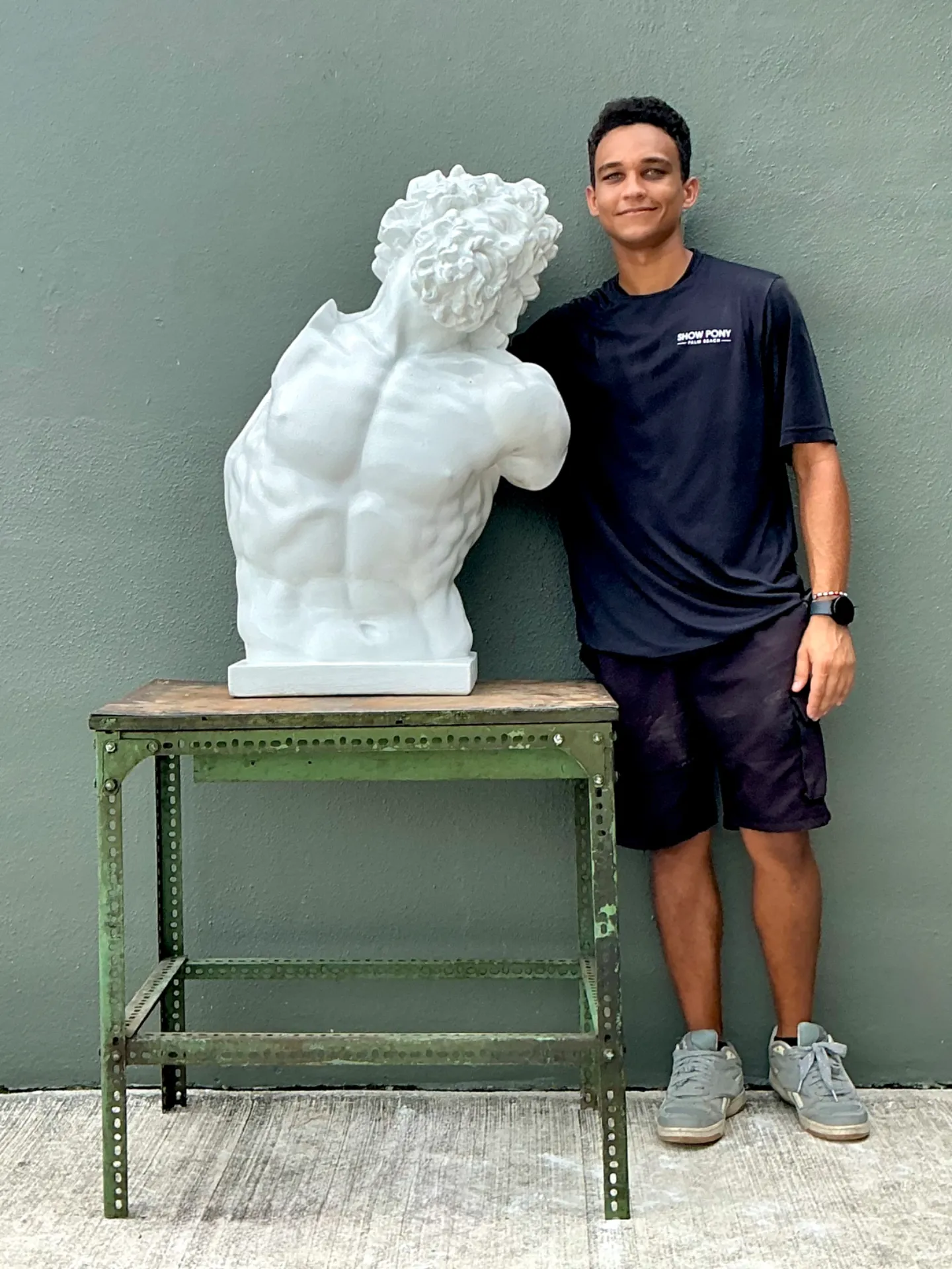 Vintage Classical Ceramic Bust Sculpture Of Laocoön — additional photo 4