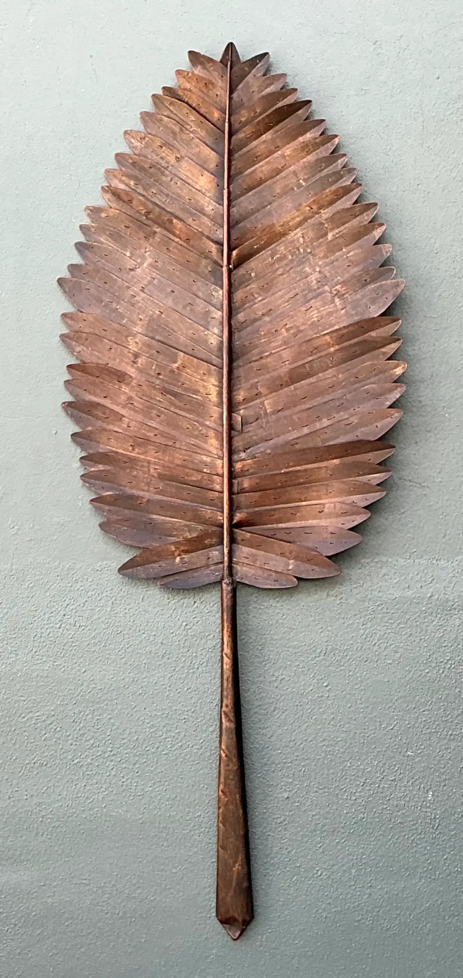 Vintage Metal Botanical Leaf Art — additional photo 5