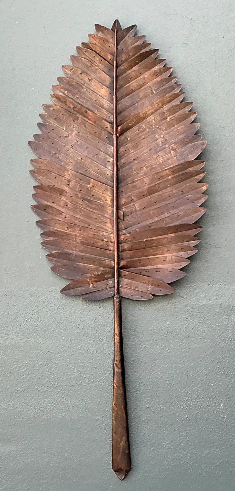 Vintage Metal Botanical Leaf Art — additional photo 8
