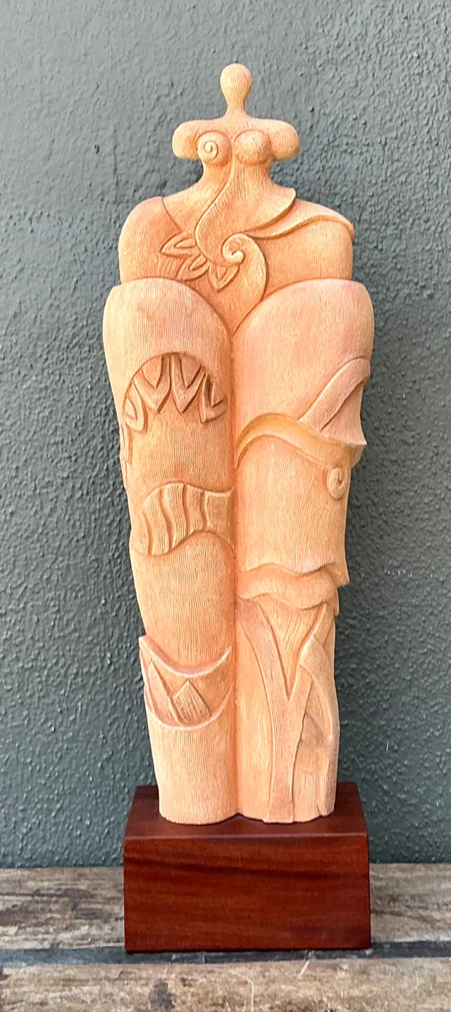 Vintage Ceramic Abstract Figurative Sculpture — additional photo 8