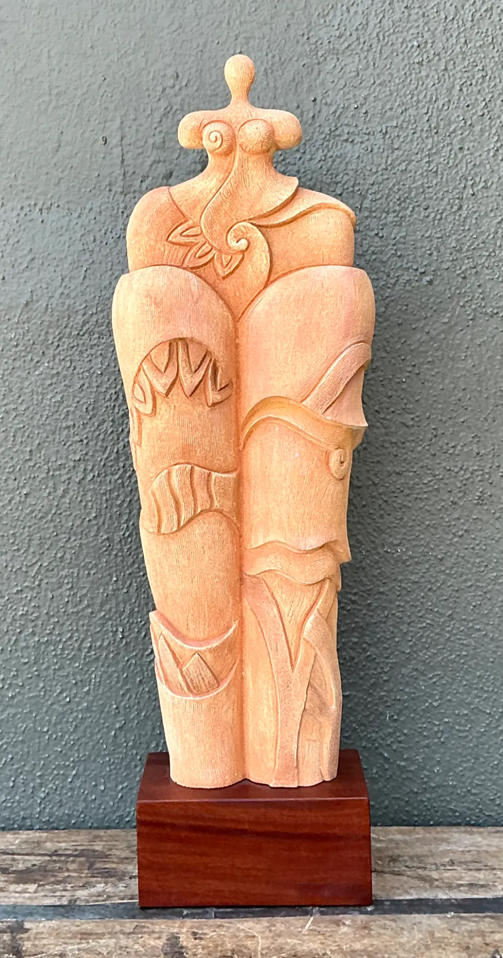 Vintage Ceramic Abstract Figurative Sculpture — additional photo 6