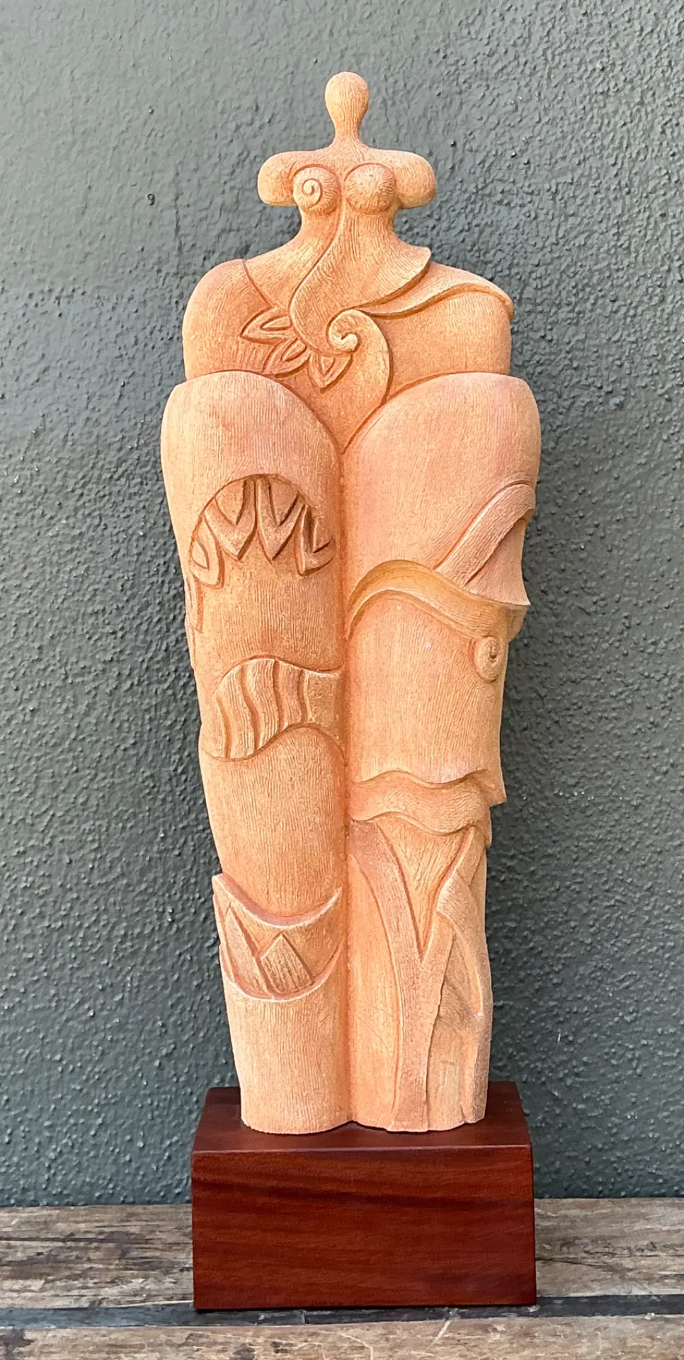 Vintage Ceramic Abstract Figurative Sculpture — additional photo 4