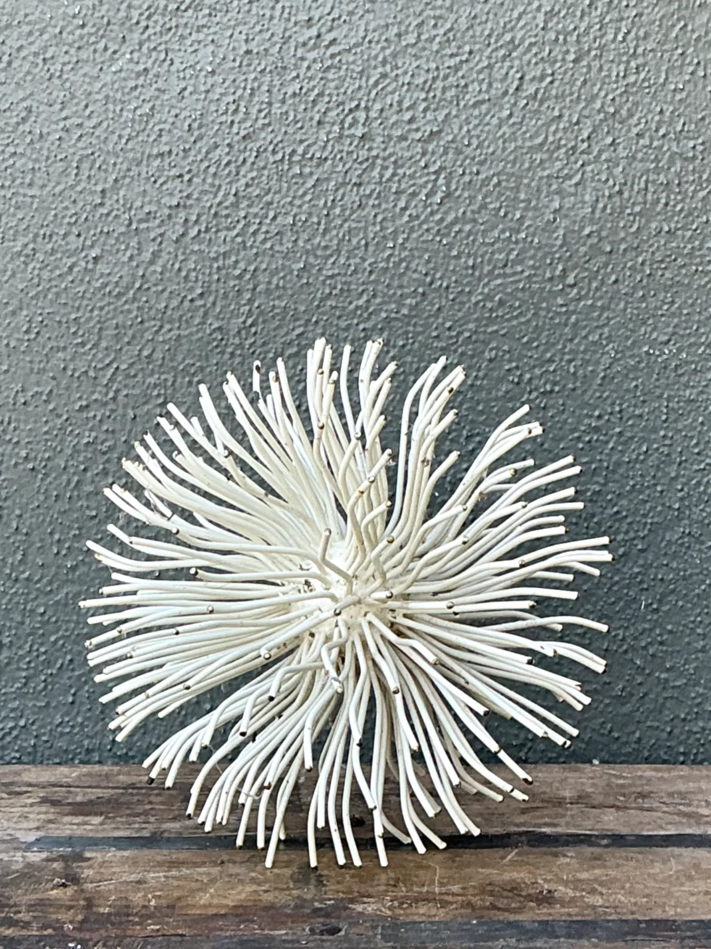 Vintage Metal Wire Form Sculptural Sphere — additional photo 8