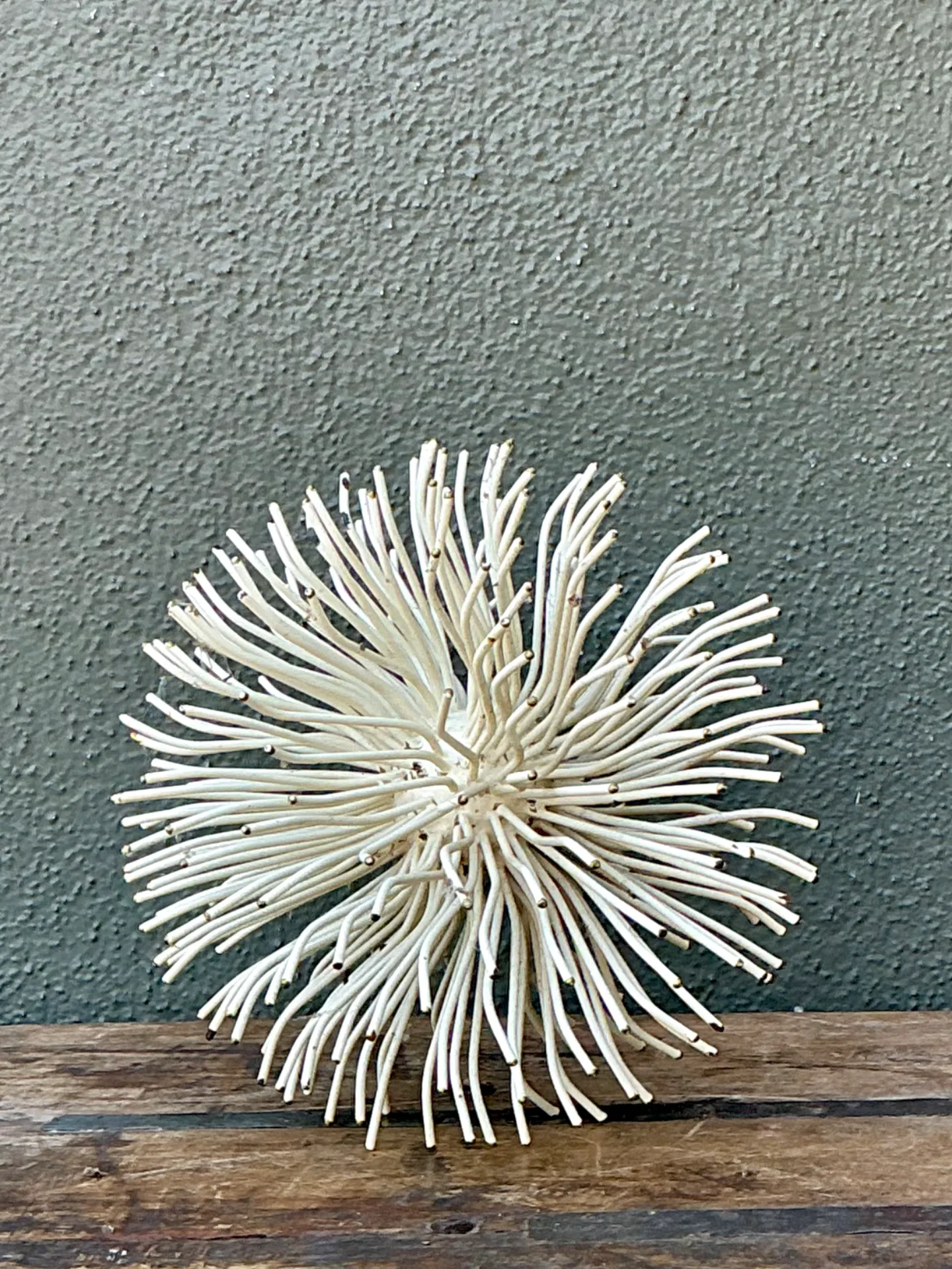 Vintage Metal Wire Form Sculptural Sphere — additional photo 1