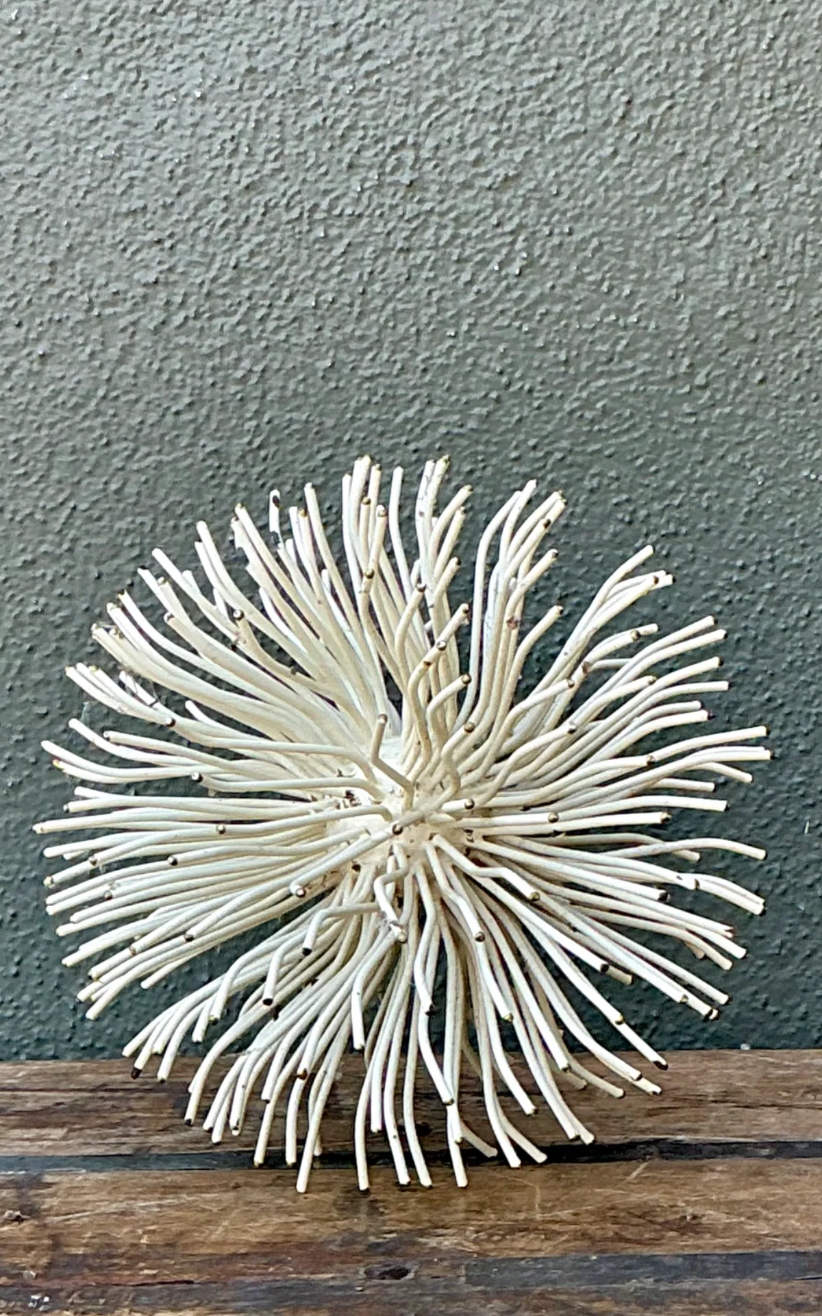 Vintage Metal Wire Form Sculptural Sphere — additional photo 1