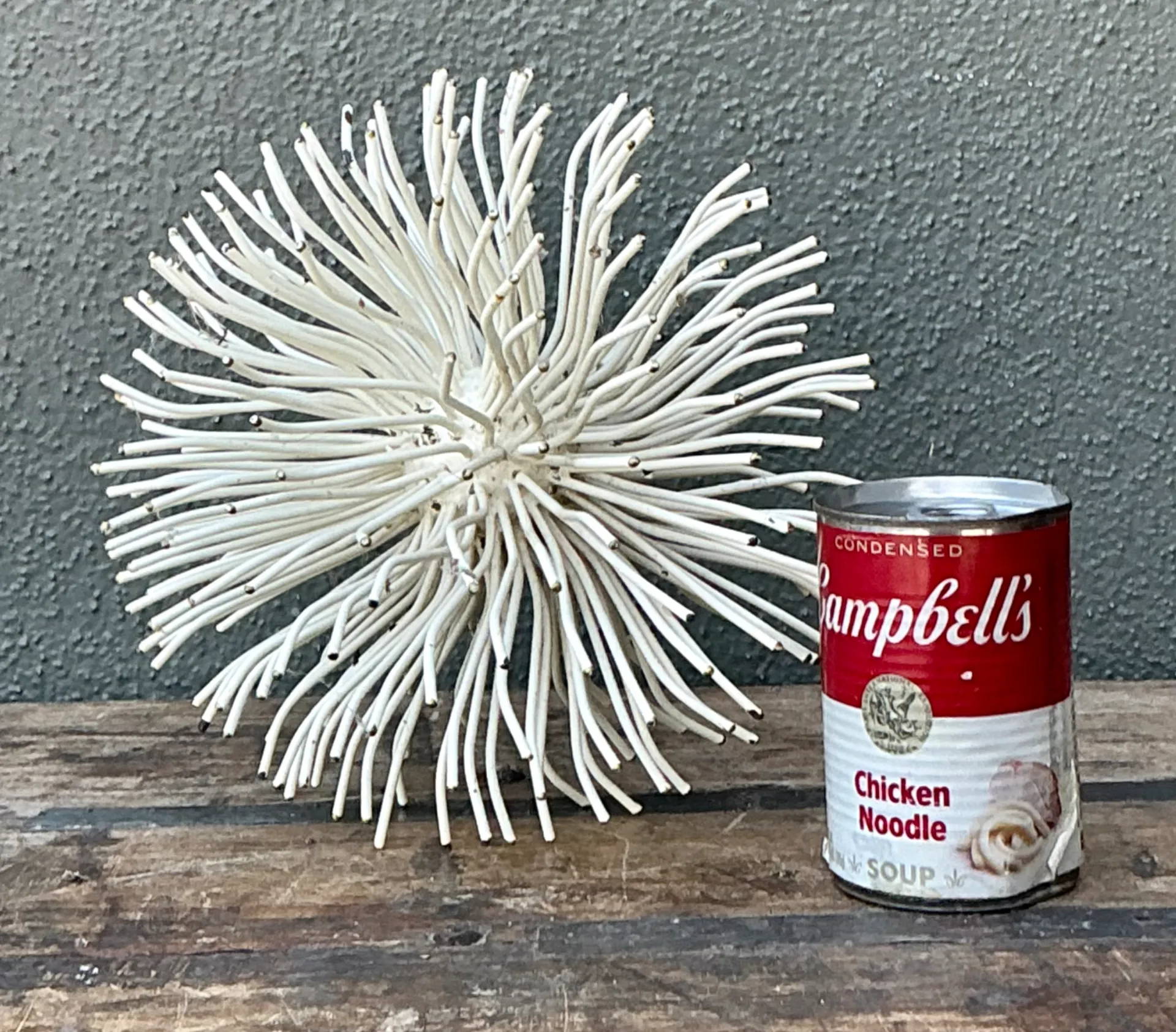 Vintage Metal Wire Form Sculptural Sphere — additional photo 4