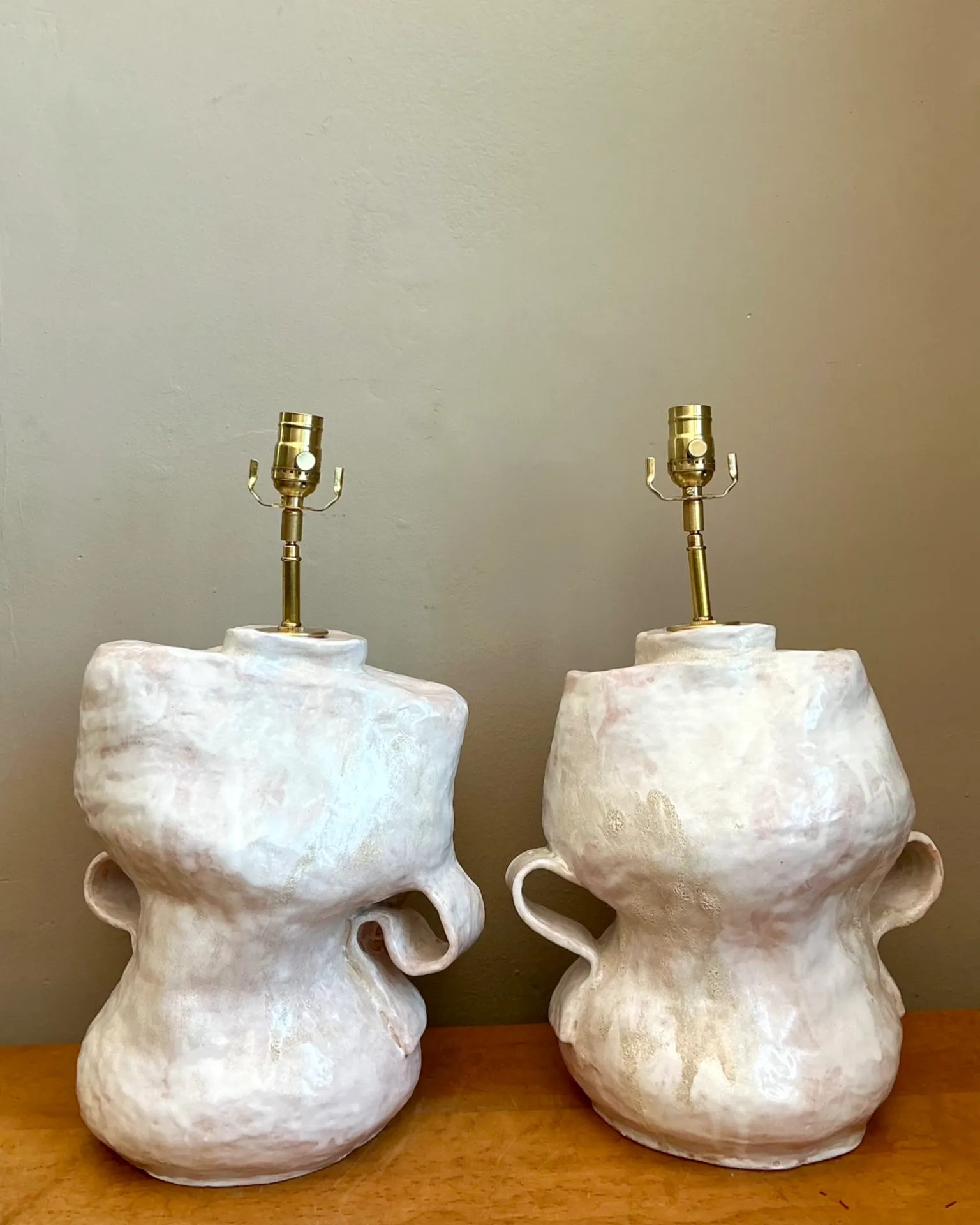 Vintage Sculptural Ceramic Table Lamps — additional photo 5