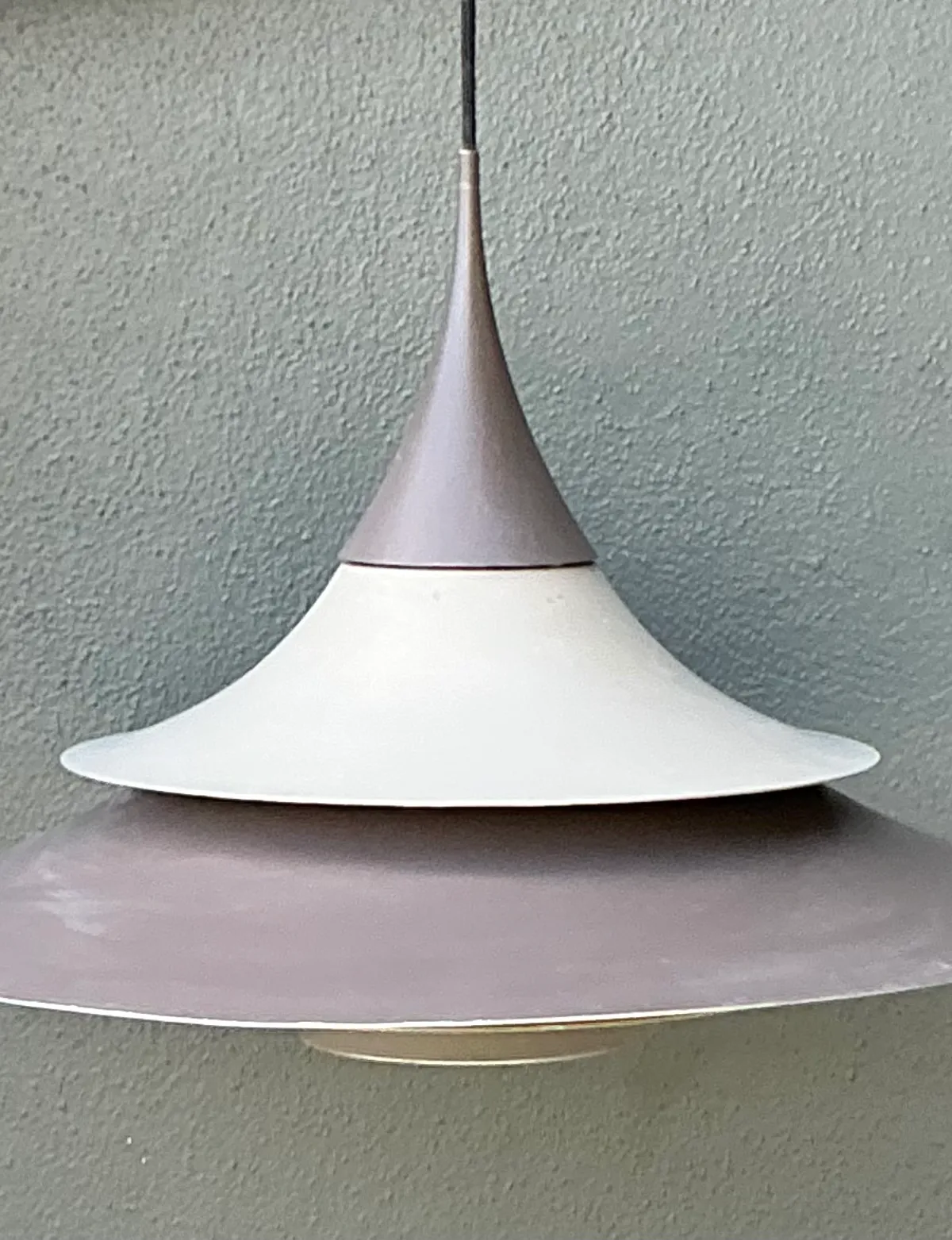 Vintage Scandinavian Tiered Pendant Lamp — additional photo 1