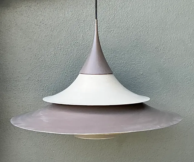 Vintage Scandinavian Tiered Pendant Lamp — additional photo 1