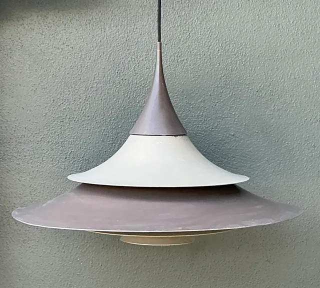 Vintage Scandinavian Tiered Pendant Lamp — additional photo 6