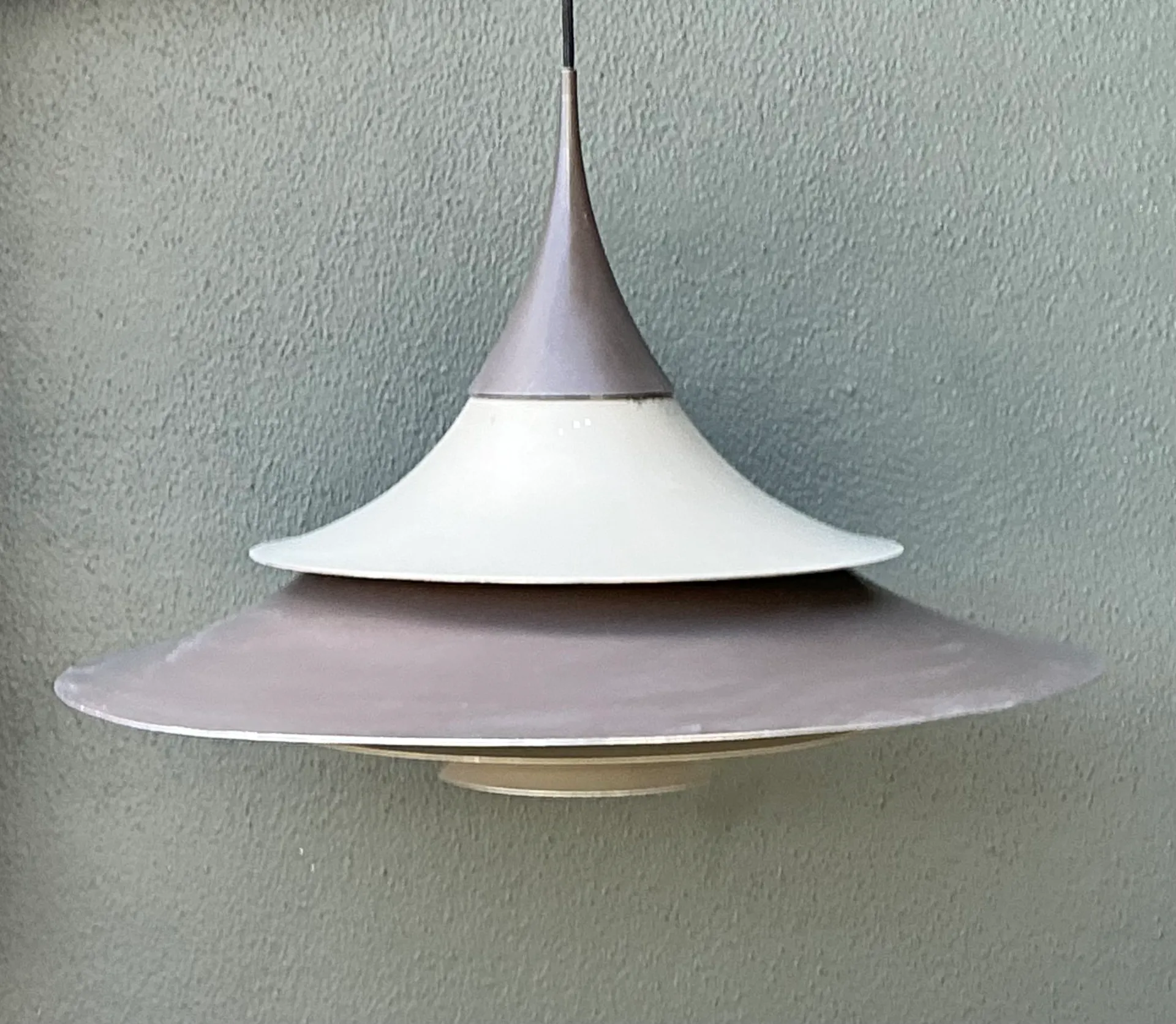 Vintage Scandinavian Tiered Pendant Lamp — additional photo 3