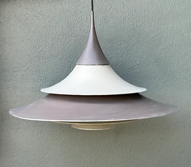 Vintage Scandinavian Tiered Pendant Lamp — additional photo 3