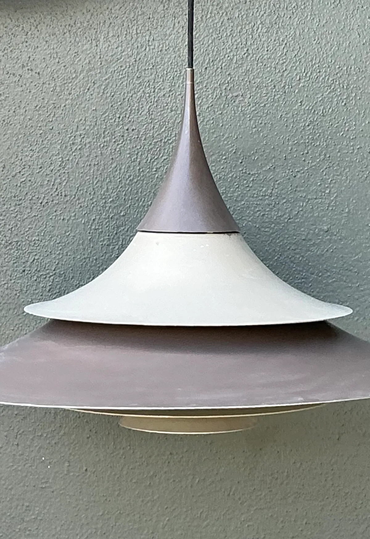 Vintage Scandinavian Tiered Pendant Lamp — additional photo 2