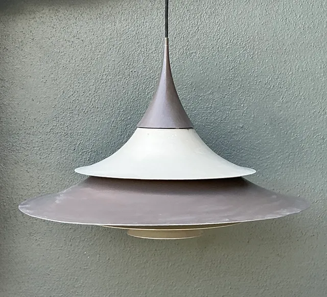 Vintage Scandinavian Tiered Pendant Lamp — additional photo 2