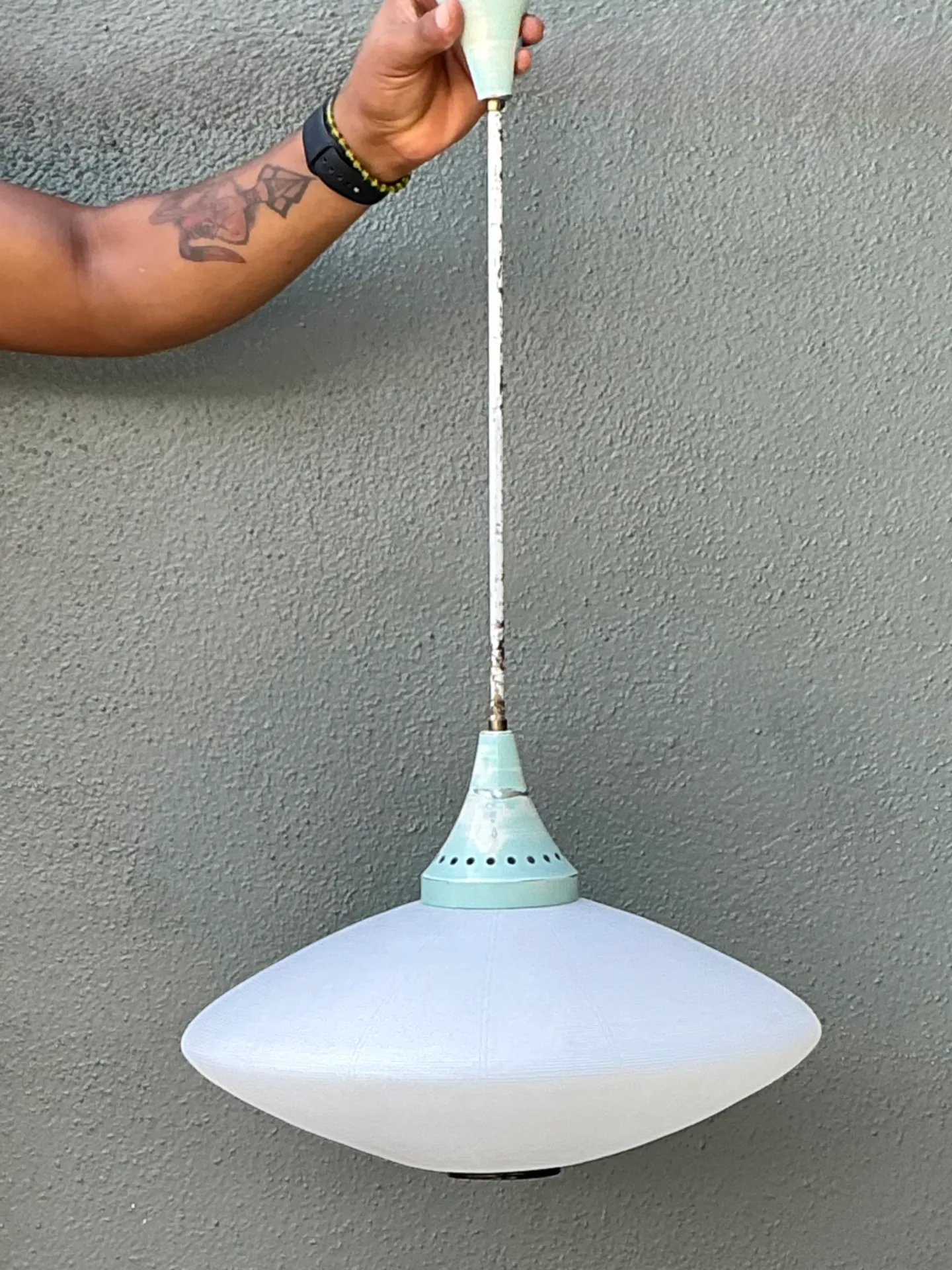 Vintage Mid-Century Modern Pendant Lamp — additional photo 3