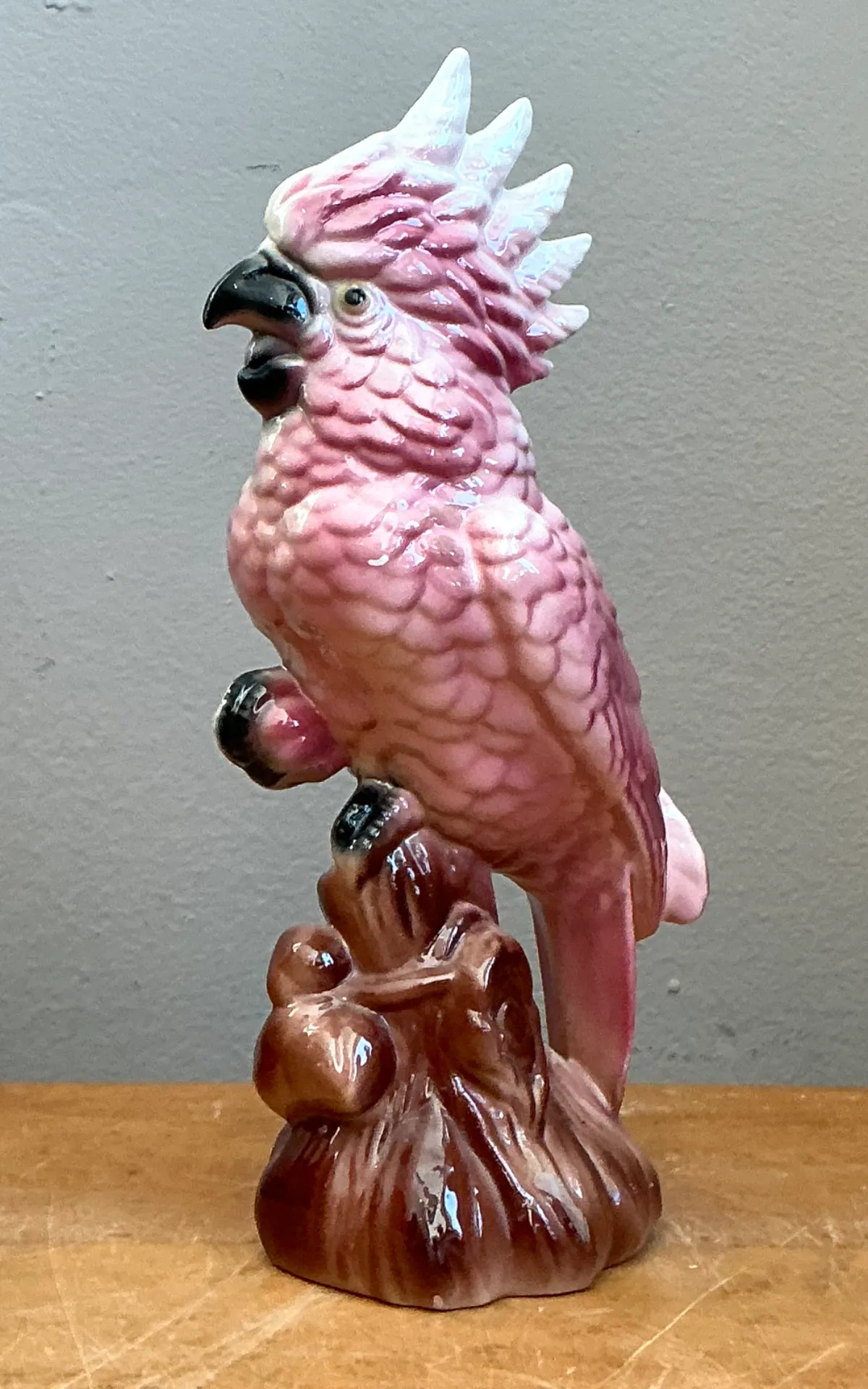 Vintage Ceramic Cockatoo Figurine — additional photo 4