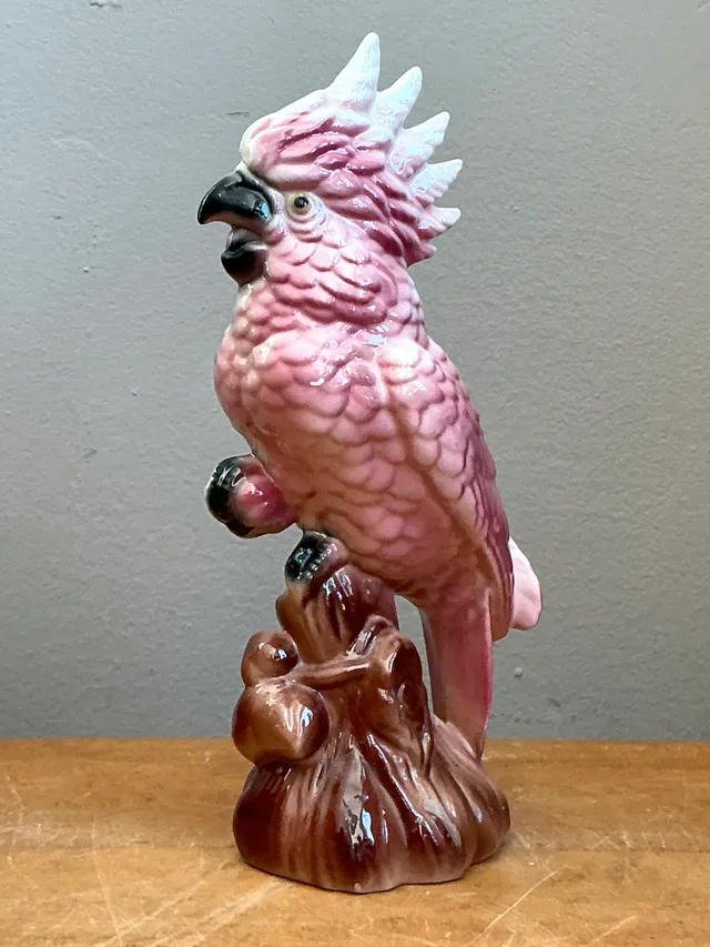 Vintage Ceramic Cockatoo Figurine — additional photo 4