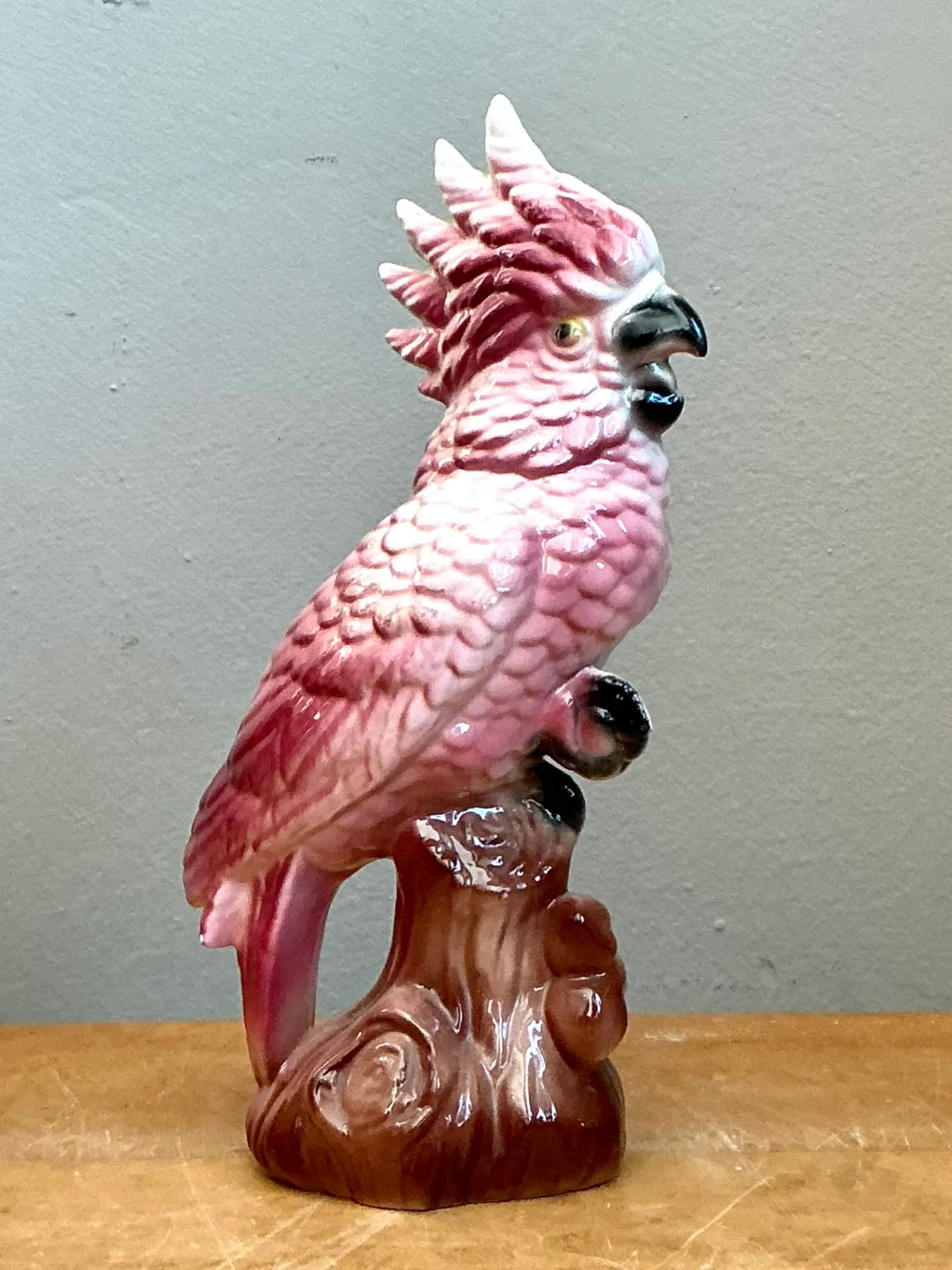Vintage Ceramic Cockatoo Figurine — additional photo 8