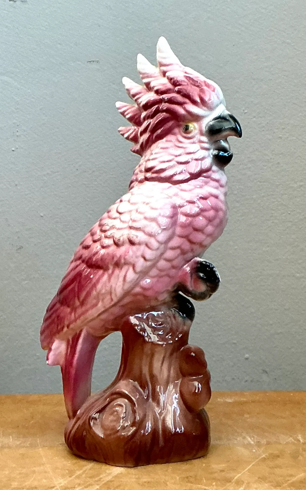 Vintage Ceramic Cockatoo Figurine — additional photo 8