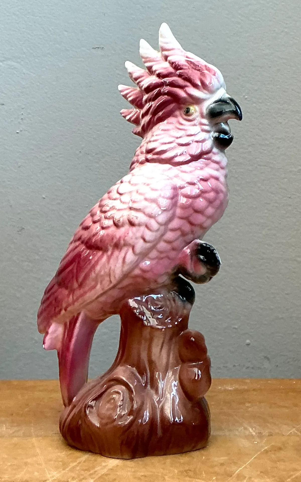 Vintage Ceramic Cockatoo Figurine — additional photo 6