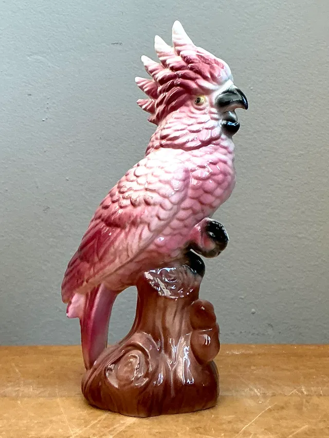 Vintage Ceramic Cockatoo Figurine — additional photo 6