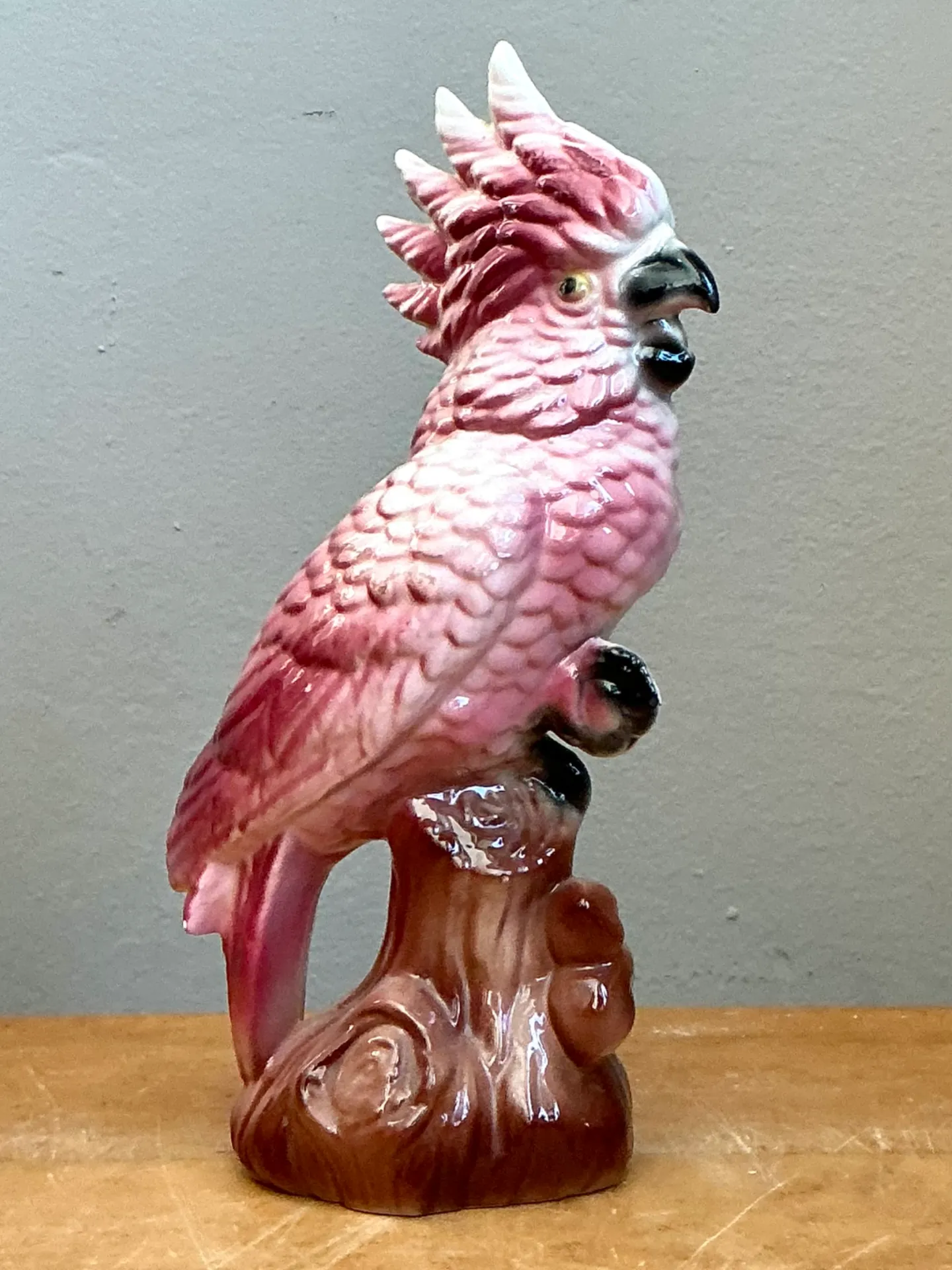 Vintage Ceramic Cockatoo Figurine — additional photo 7