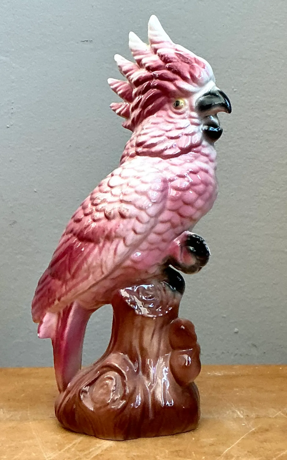 Vintage Ceramic Cockatoo Figurine — additional photo 7