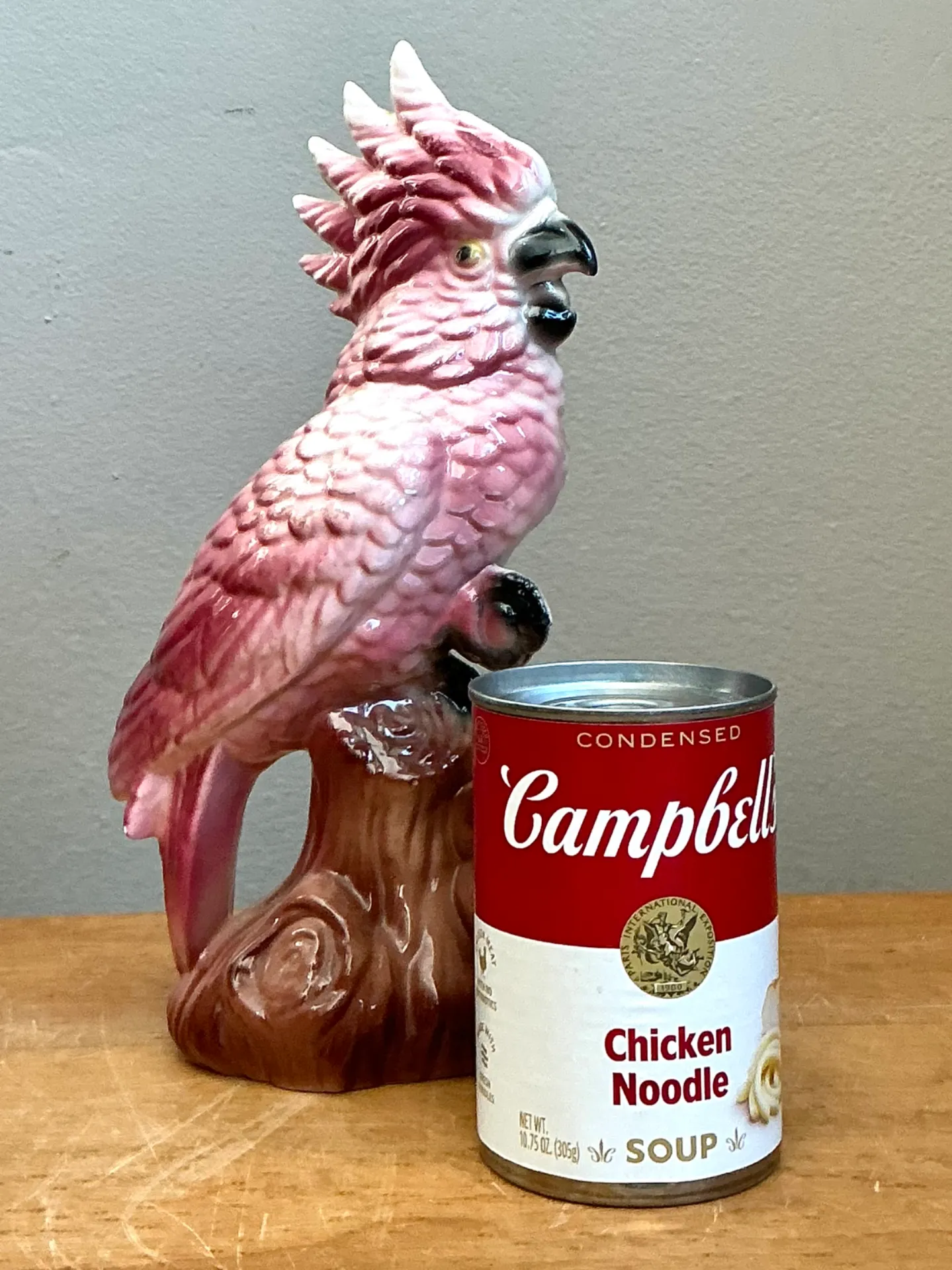 Vintage Ceramic Cockatoo Figurine — additional photo 3