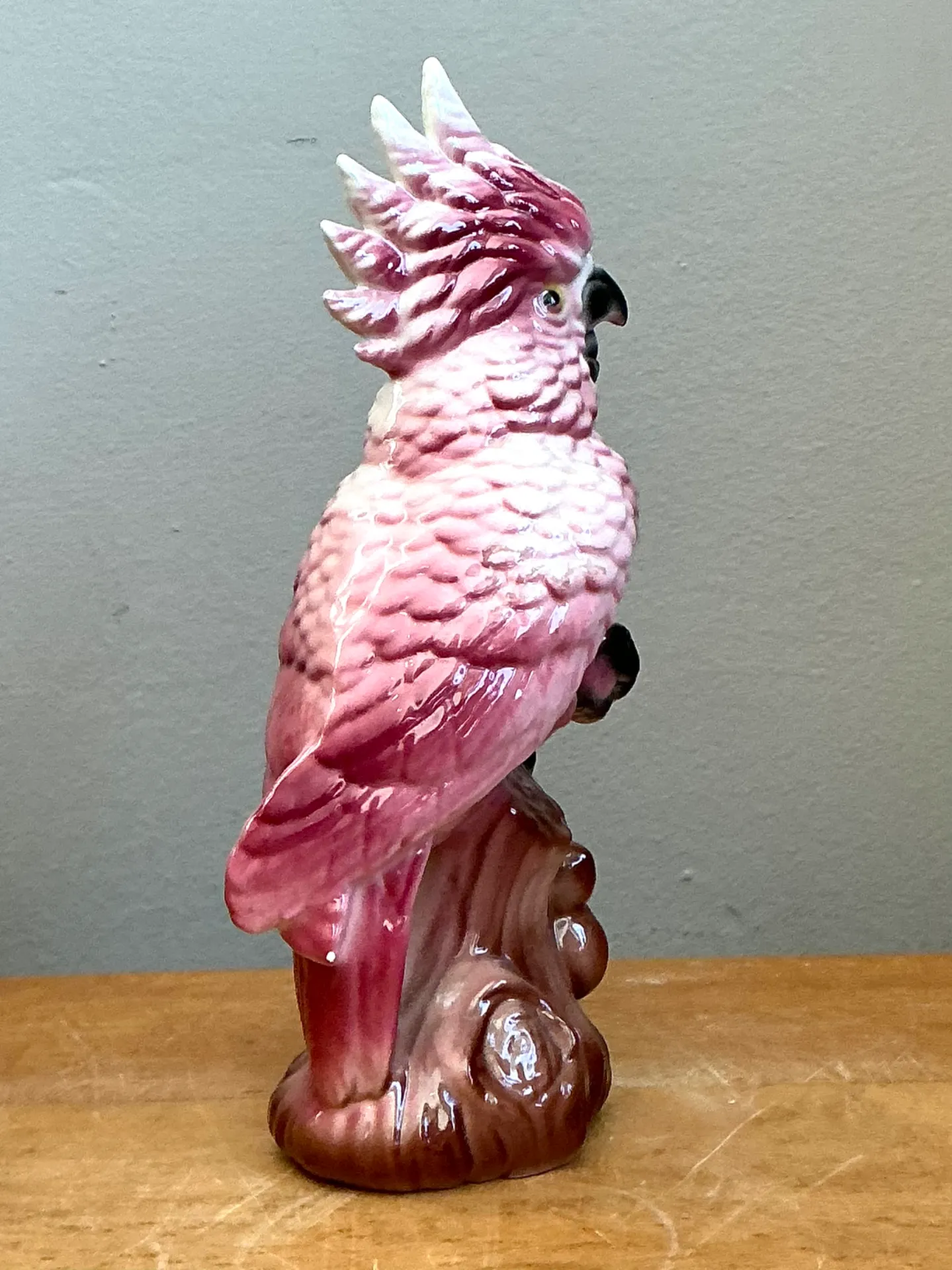 Vintage Ceramic Cockatoo Figurine — additional photo 1