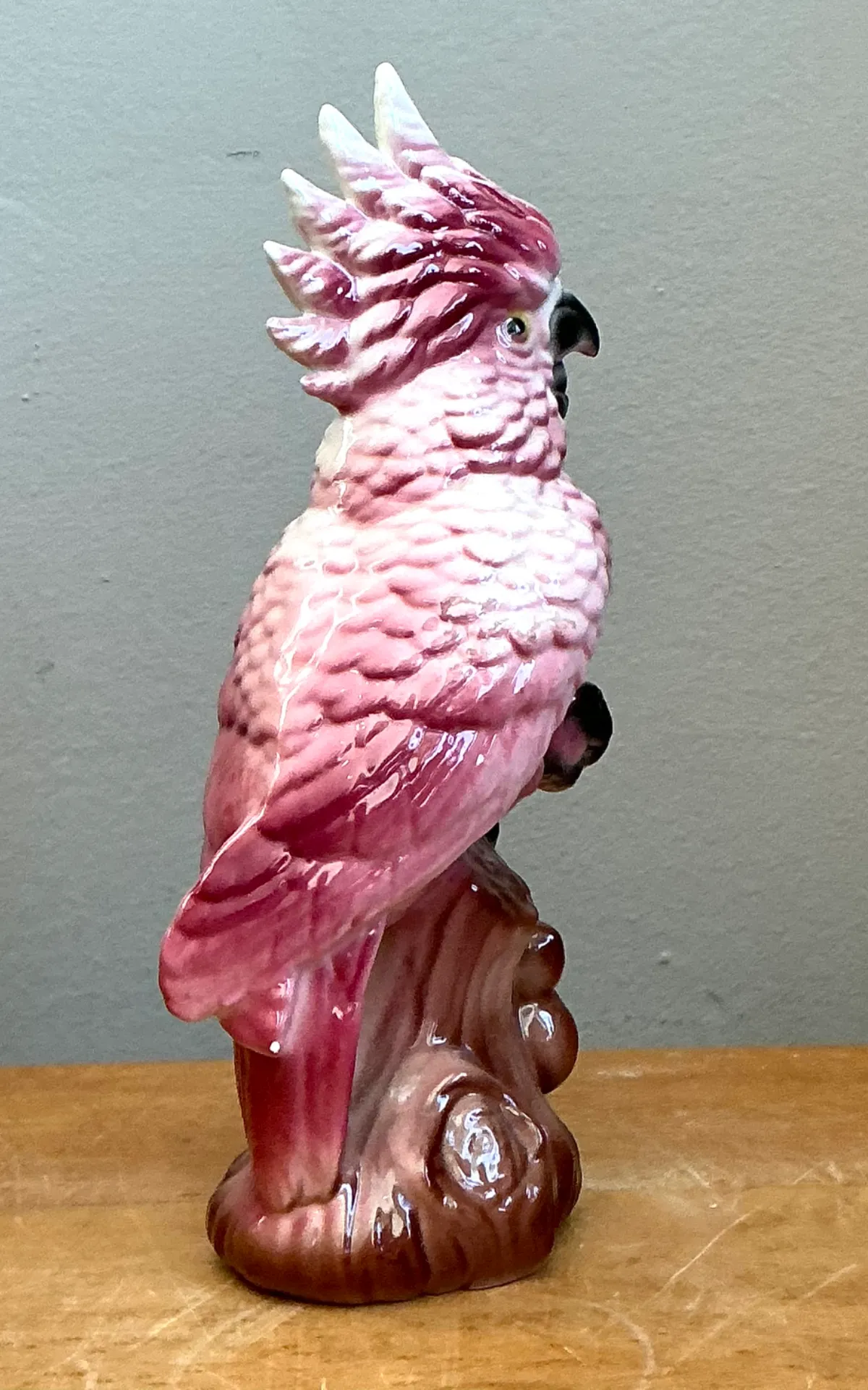 Vintage Ceramic Cockatoo Figurine — additional photo 1