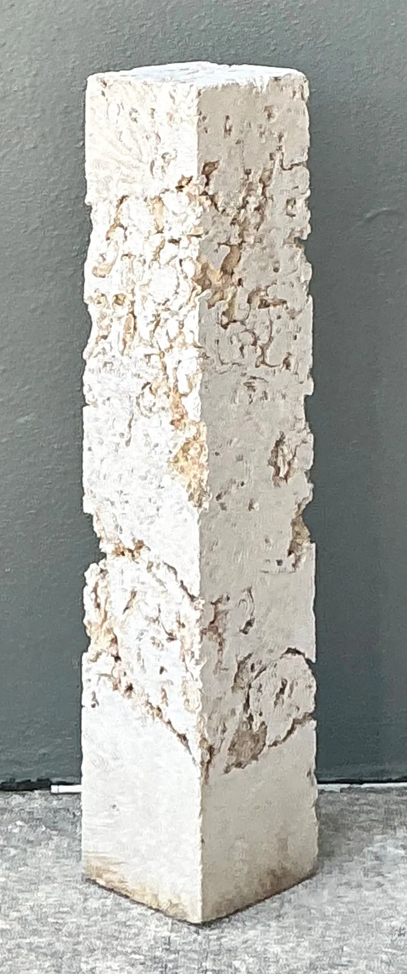 Vintage Coral Column Pedestal — additional photo 4