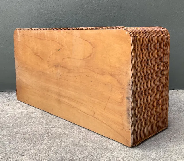 Vintage Woven Rattan Dresser - Rattan, 60W x 29.75H — additional photo 1