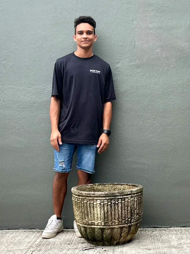 Vintage Concrete Fluted Garden Planter — additional photo 2