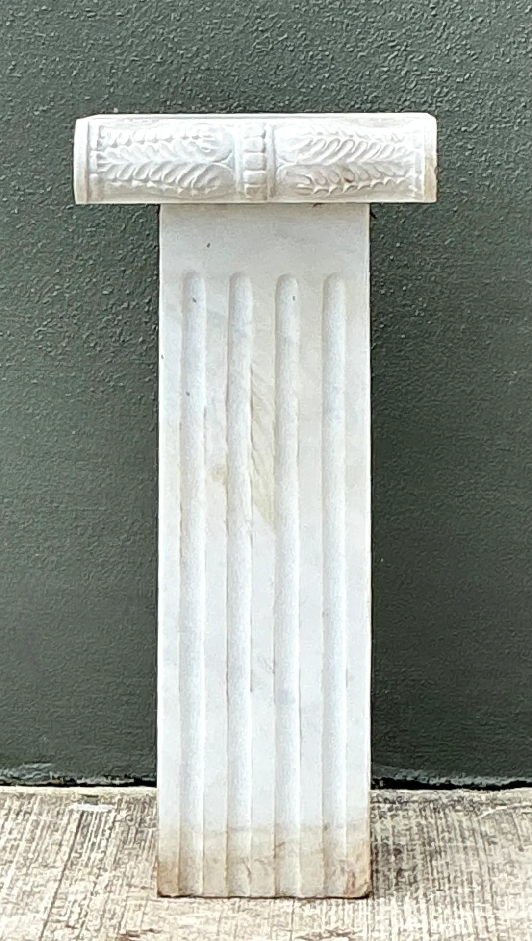 Vintage Ionic Style Marble Pedestal — additional photo 6